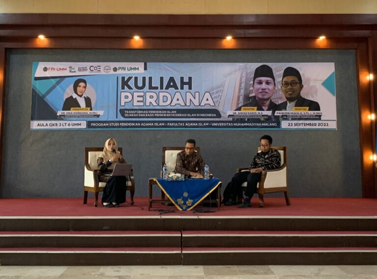 Usung Tema Moderasi Islam dalam Konteks Transformasi Pendidikan di Indonesia, PAI UMM Hadirkan Pakar di Bidang Pemikiran Islam