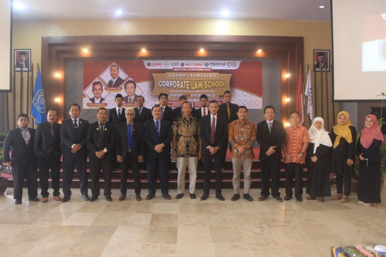 Bersama PERADI Malang HKI UMM Luncurkan Corporate Law School