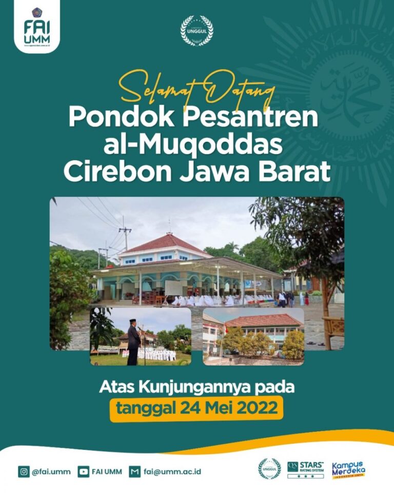 FAI UMM Terima kunjungan dari Pesantren Modern al-Muqoddas Cirebon Jawa Barat