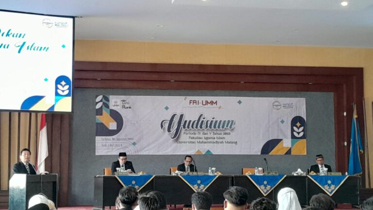FAI UMM Gelar Yudisium Periode IV dan V Tahun 2023