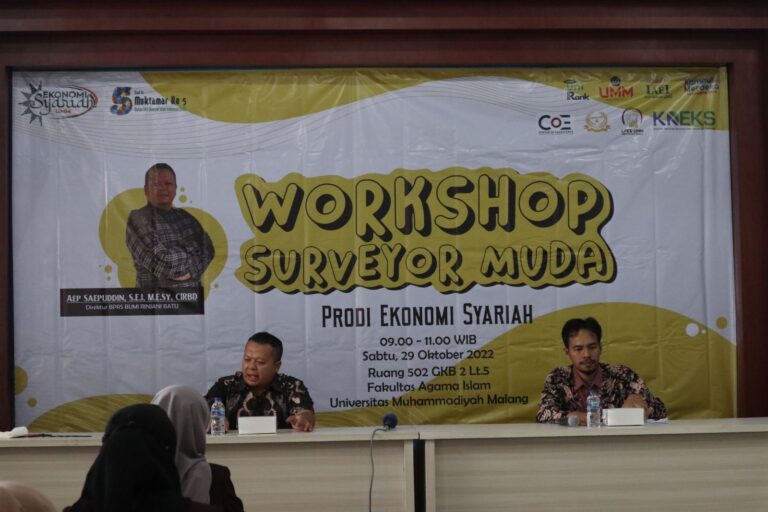 PERLUAS WAWASAN MAHASISWA, PRODI EKOS FAI UMM ADAKAN WORKSHOP SUPERVISOR MUDA BPRS