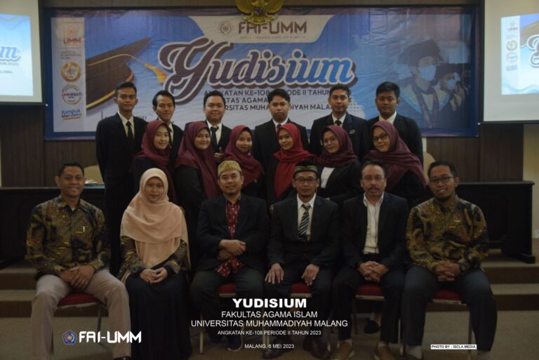 FAI UMM Gelar Yudisium Angkatan ke-108 Periode II Tahun 2023