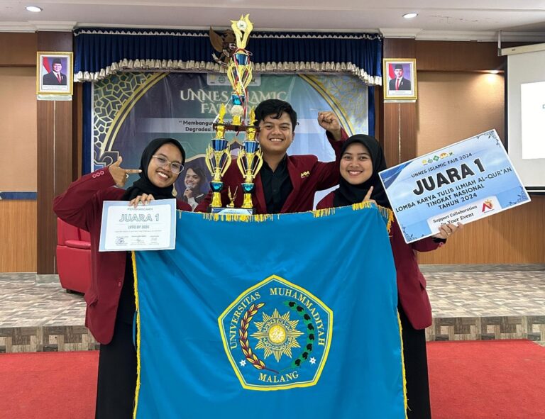 MAHASISWI PBA UMM RAIH JUARA 1 LKTIQ TINGKAT NASIONAL DENGAN KARYA “CYBER COUNSELING”