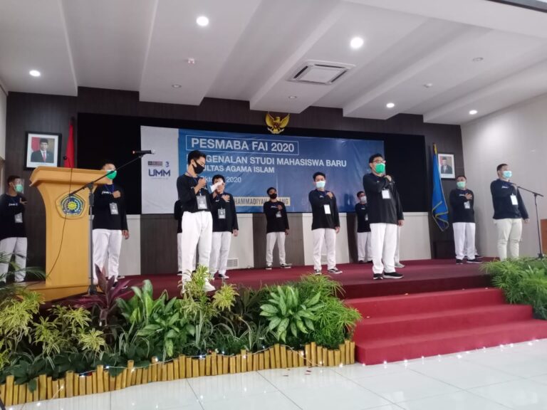 Semarakkan Pesmaba, FAI Ajak Mahasiswa Yel Yel Physical Distancing