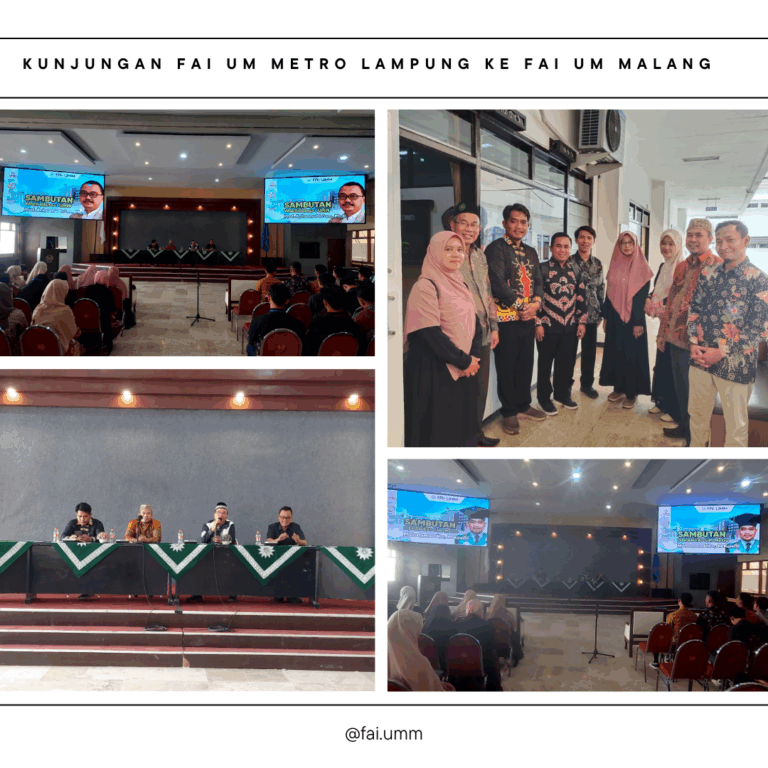 Fakultas Agama Islam UM Metro Lampung Kunjungi FAI UMM, Pererat Kerja Sama dan Tingkatkan Sinergi Antar Perguruan Tinggi Muhammadiyah