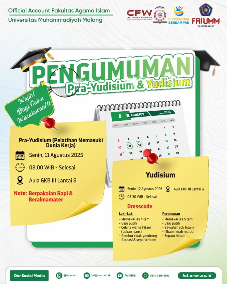 Yudisium FAI UMM Periode III Tahun 2025