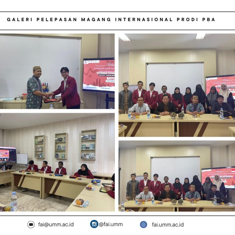 PELEPASAN MAHASISWA MAGANG INTERNASIONAL BATCH 3, PBA-UMM SIAP MELANGKAH GLOBAL