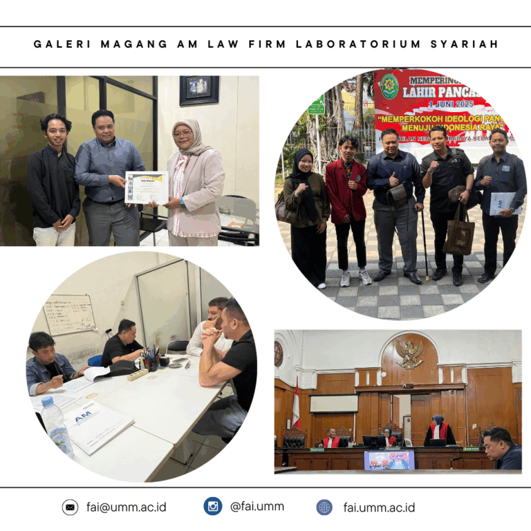 FAI UMM Antarkan Mahasiswa Magang ke AM Law Firm. Perkuat Kolaborasi, Mahasiswa Siap Hadapi Dunia Profesional Hukum Islam