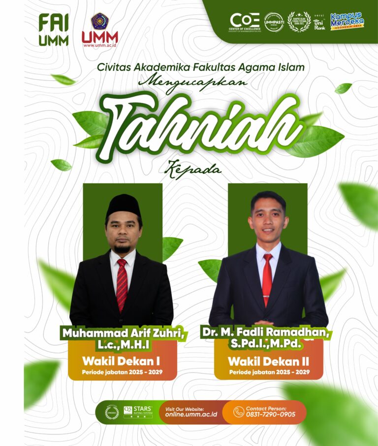 Tahniah!!! Pelantikan Wakil Dekan FAI UMM