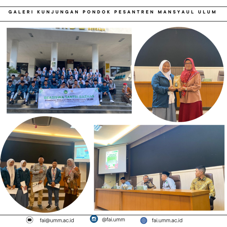 Sinergi Pesantren dan Perguruan Tinggi: Puluhan Santri Mansyaul Ulum Jajaki Peluang Karier Global di FAI UMM