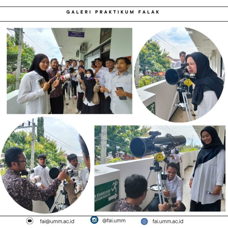 Menyingkap Rahasia Langit: Keseruan Mahasiswa HKI FAI UMM dalam Praktikum Ilmu Falak dan Penentuan Hilal