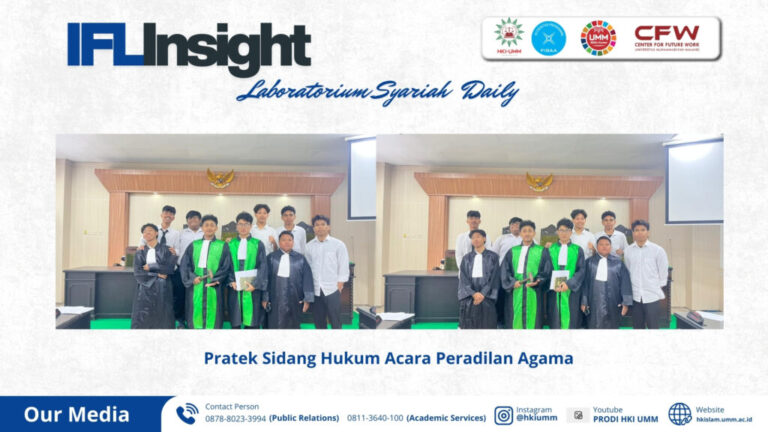 Laboratorium Syariah HKI Gelar Praktik Sidang Peradilan Agama