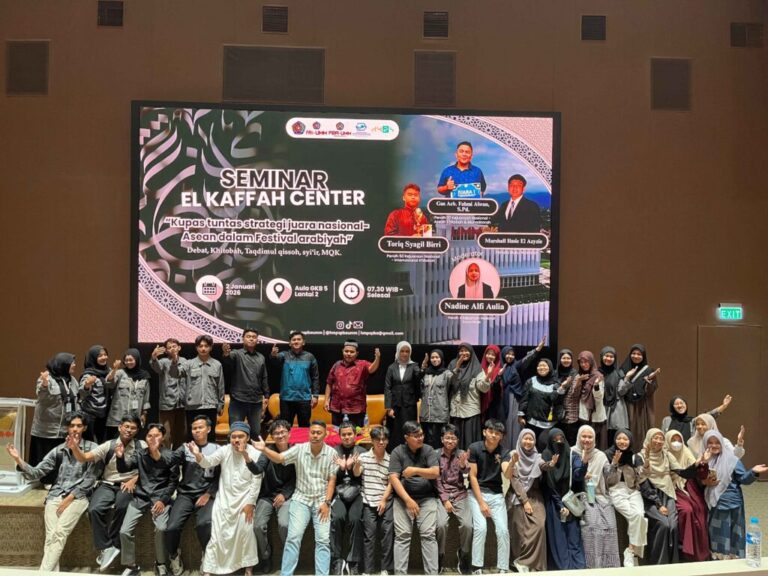 HMPS PBA UMM & EL-KAFFAH CENTER, GELAR SEMINAR STRATEGI PRESTASI KEBAHASAARABAN