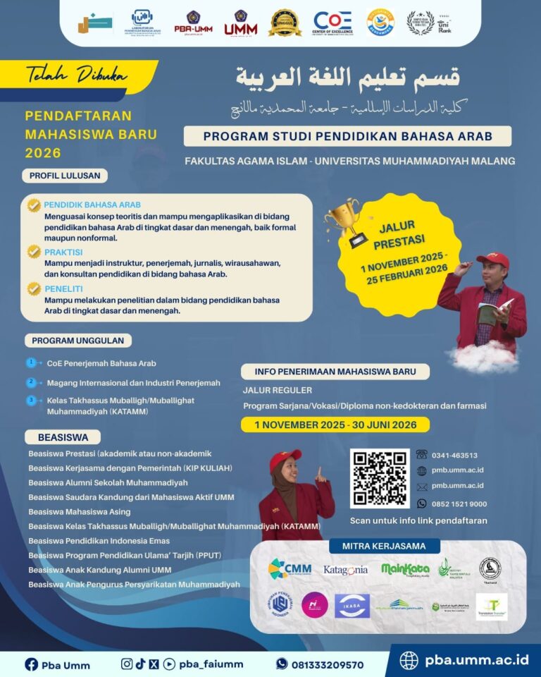 Pembukaan Mahasiswa Baru Prodi Pendidikan Bahasa Arab FAI UMM