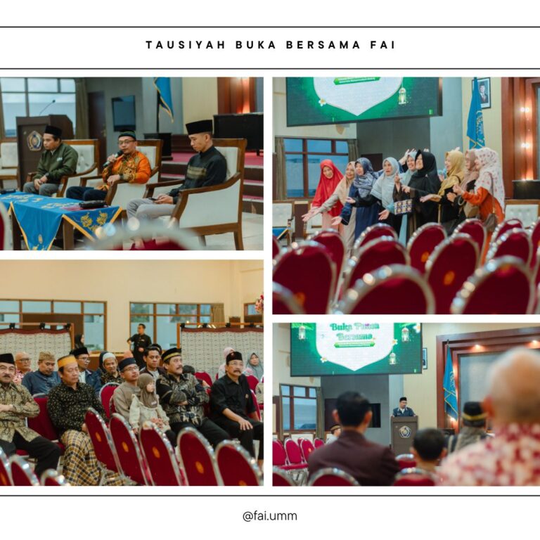 Keluarga Besar FAI UMM Pererat Silaturahmi melalui Kajian dan Buka Puasa Bersama
