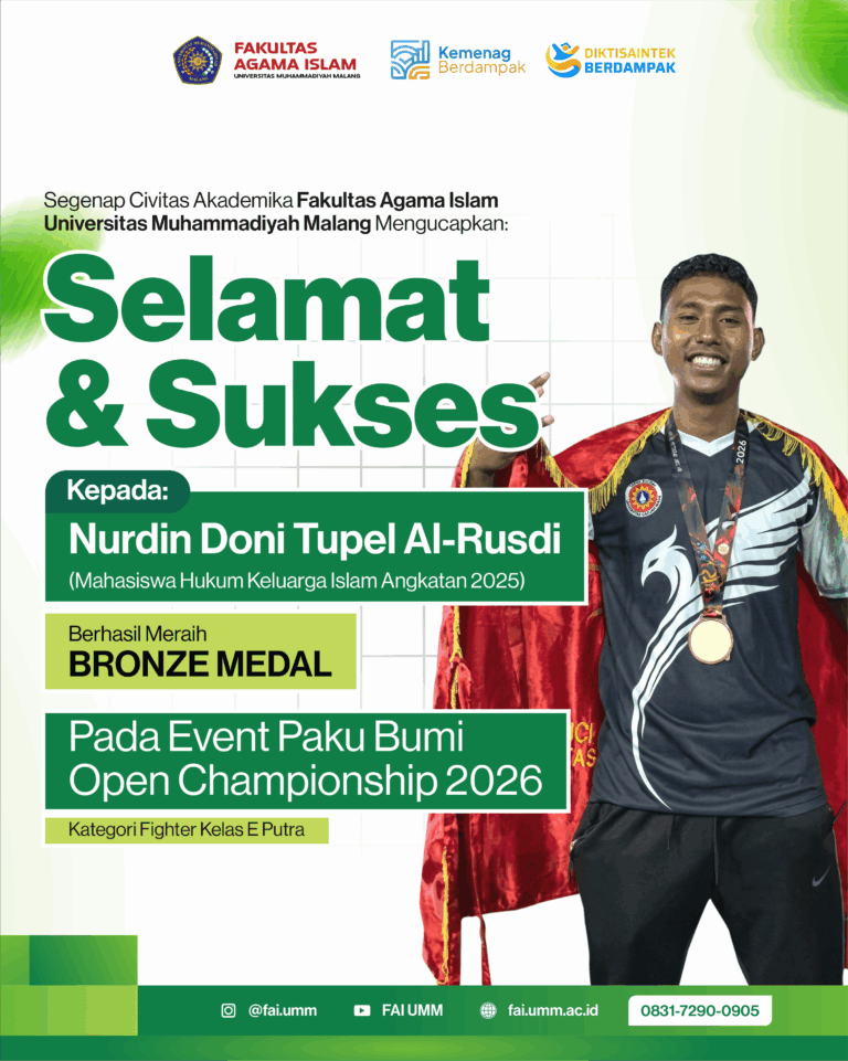 Semangat dan Konsistensi Nurdin Doni Tupen Al-Rusli: Mahasiswa FAI UMM Berprestasi Menuju Atlet Profesional