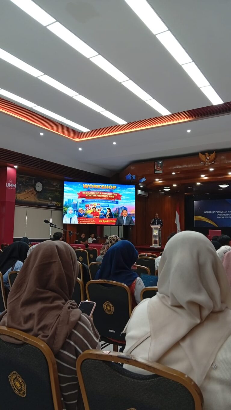 Workshop Penguatan Kompetensi dan Rebranding PMB UMM Tingkatkan Kapasitas PIC PMB dalam Rekrutmen Mahasiswa Baru